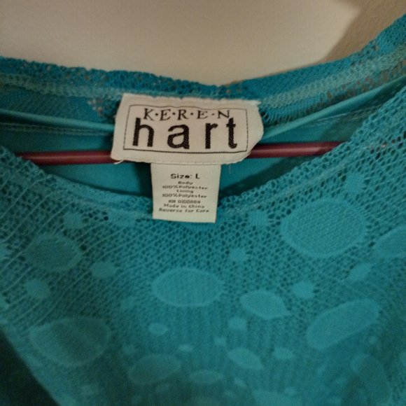 Keren Hart Aqua Pull over - Picture 2 of 2